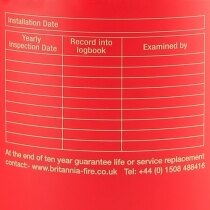 Service Free 6ltr Foam Fire Extinguisher - Britannia P50 Fireworld 