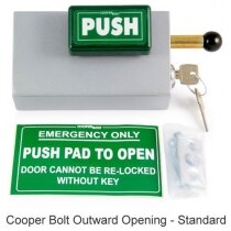 Cooper Bolt Outward Opening