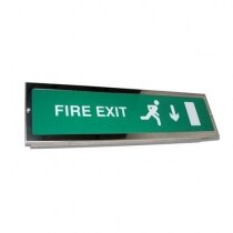 Recessed Slimline Emergency Fire Exit Sign Slave Unit - ESDR/SL