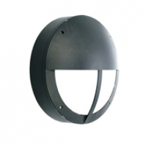 28W Mains Powered Decorative Aluminium Non-Emergency Bulkhead Light - HR