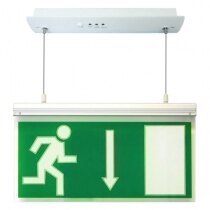 Hanging LED Fire Exit Sign with Self-Test - MPL3M