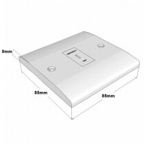 Emergency Lighting Key Switch - Front Plate and Key