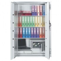 Phoenix Fire Commander 1903 - Fireproof Safe with Electronic Lock and Lockable Drawer