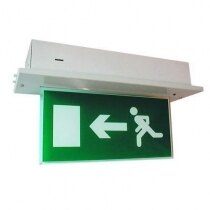 Recessed Fire Exit Sign (Fire Exit Blade) With Self-Test - MPR