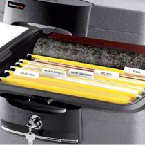 Fire + Water Proof Box for Paper and Digital Media Protection - Sentry H3100 