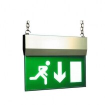 Decorative Hanging Fire Exit Sign (Fire Exit Blade) With Self-Test - MP8/ST
