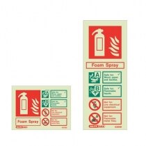 Fire Extinguisher Wall Signs from Jalite