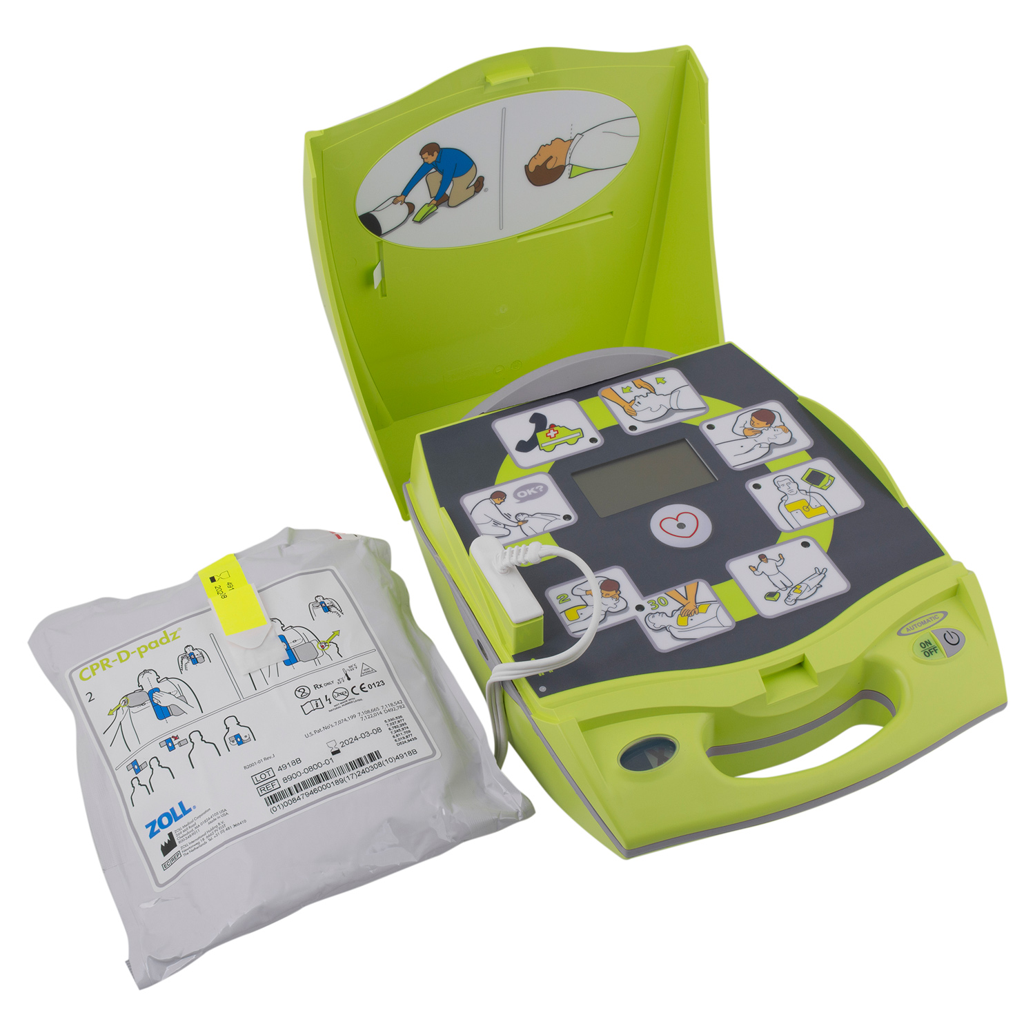 Zoll Aed Plus Fully Automatic Defibrillator With Carry Case