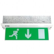 Image of the Recessed LED Fire Exit Sign with Self-Test - X-MPR
