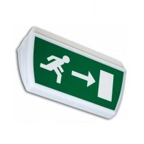 Image of the Double-Sided Ceiling-Mounted LED IP65 Fire Exit Sign - Tiel