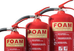 Foam fire extinguishers are used on flammable liquids and general fires where the soaking and cooling ability of the foam is of advantage. Foam Fire Extinguishers