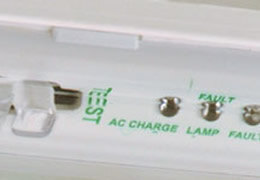 Fire exit signs and emergency lighting units with self-test function A full range of self-test emergency lighting bulkheads, emergency fire escape route sign boxes and emergency fire escape route sign blades