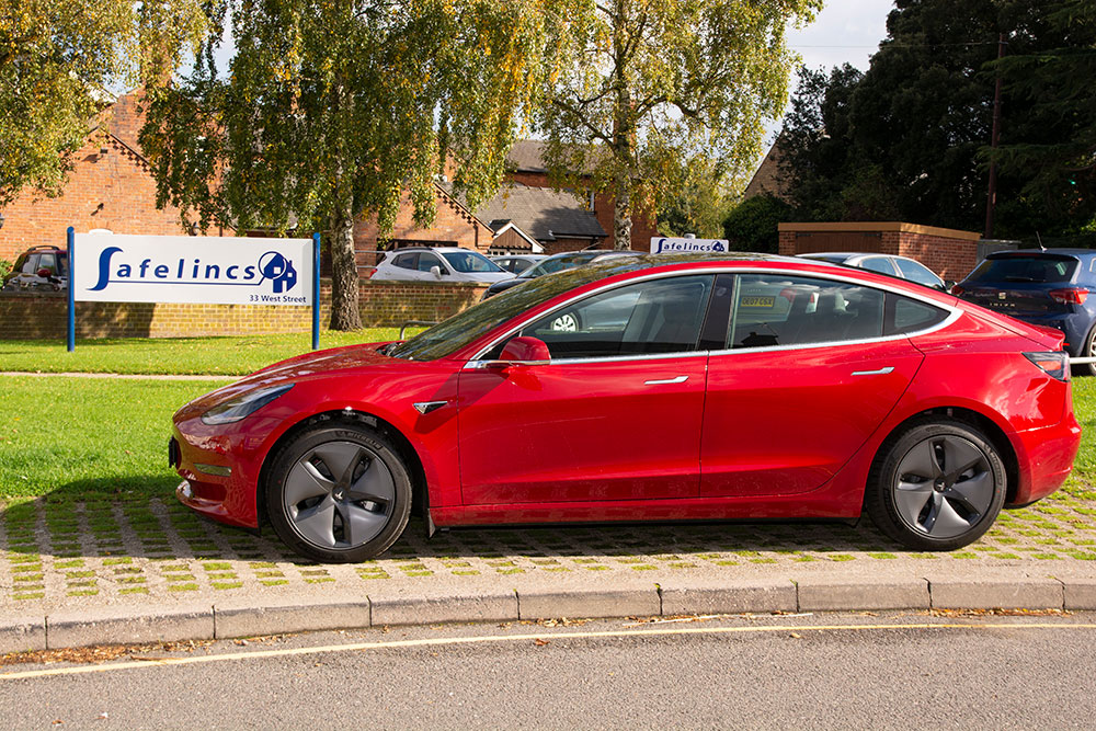 Our new Tesla-3, a fully electric company car