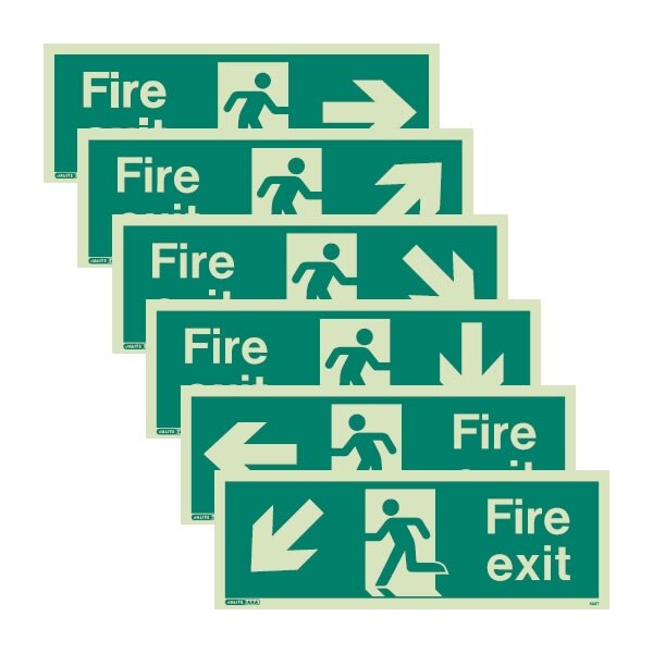 Jalite photoluminescent fire exit signs