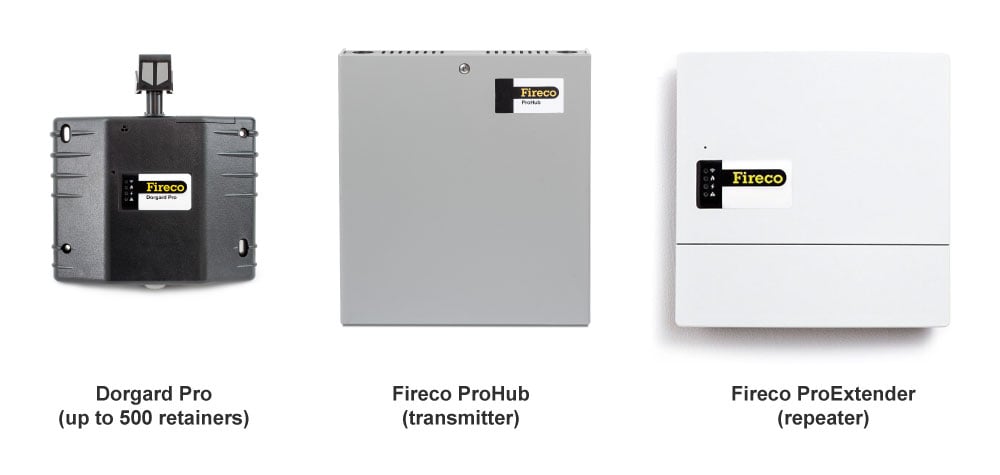 Dorgard Pro Fire Retainer System Components