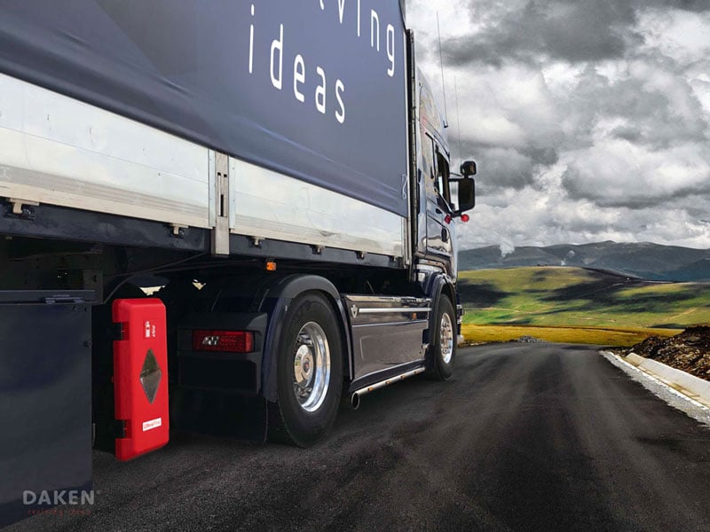 Extinguisher Cabinet on HGV