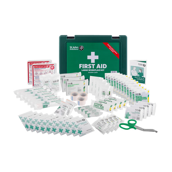 First aid kits must be sufficient and replenished