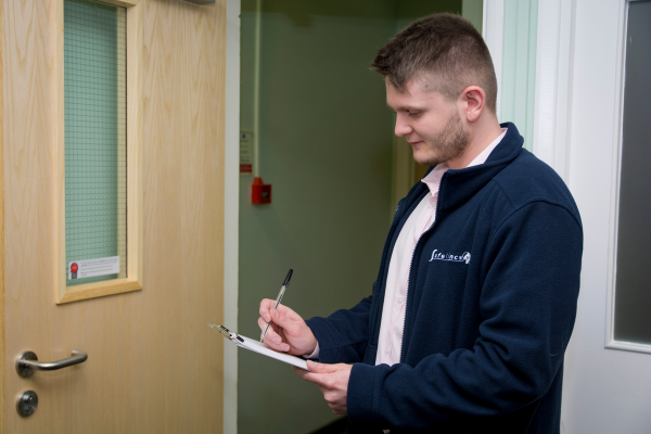 An inspection can confirm whether your fire door meets the required rating