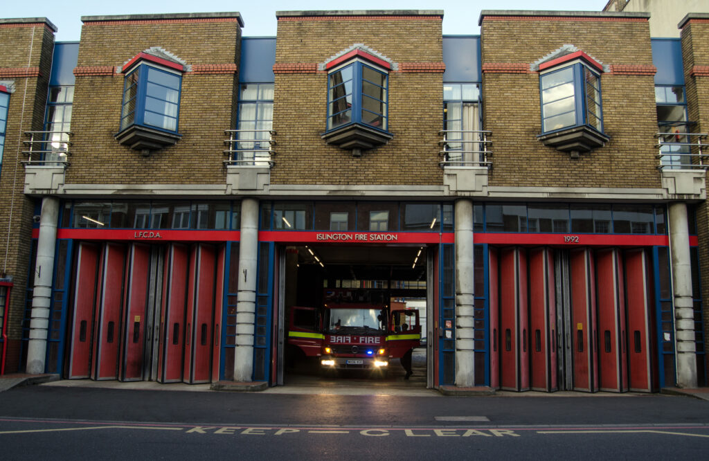 Islington Fire Station, London.