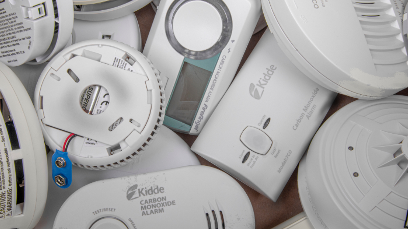 Old smoke, heat and CO alarms destined for landfill