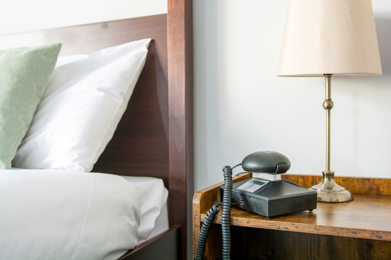 A deaf alarm in a holiday cottage