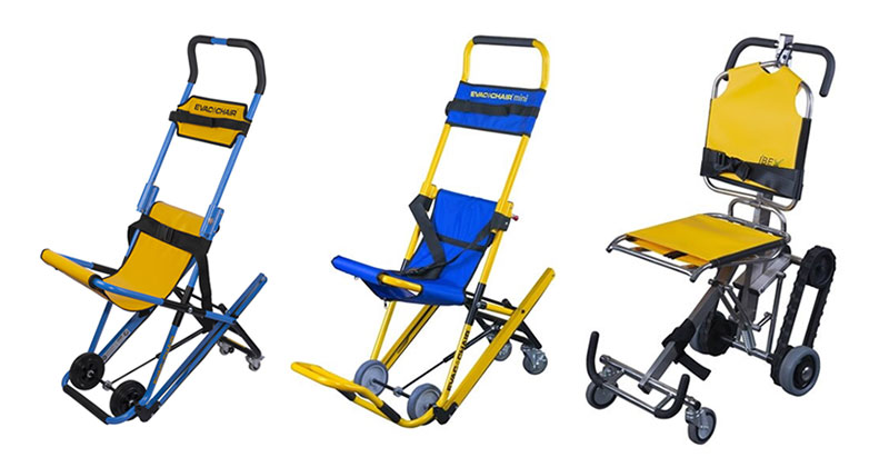 Different types of evacuation chair