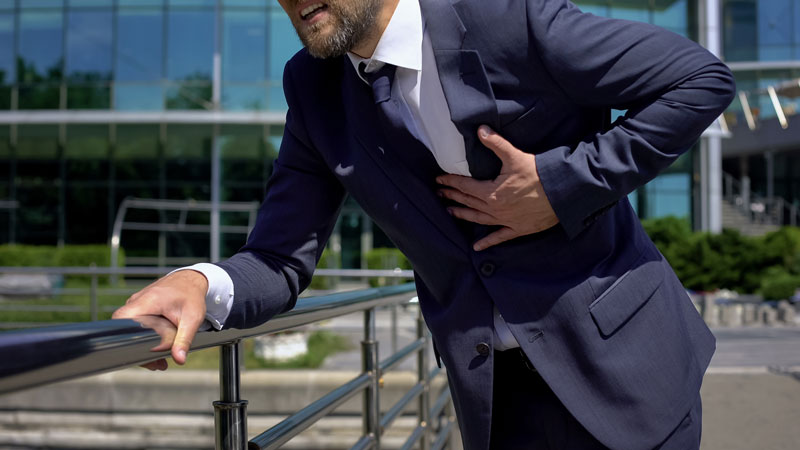 A heart attack at work