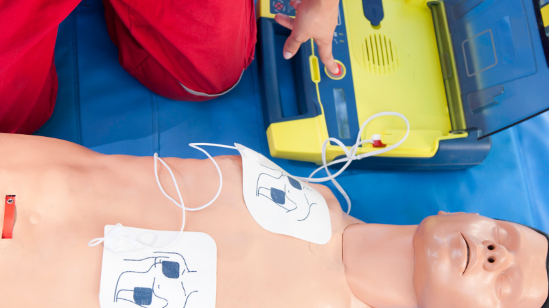Using an automated external defibrillator