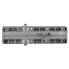 assa abloy dc140a door closer showing the back side with mounting holes and label details