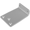 assa abloy dc140a door closer parallel bracket in silver metal with four mounting holes visible