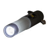 aa emergency car torch window hammer belt cutter with torch switched on showing bright light