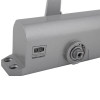 Close up of union branded part on assa abloy sashlock fire door kit overhead door closer