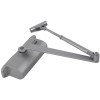 assa abloy sashlock fire door kit overhead door closer in silver metal with arm and mounting plate