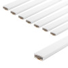 pack of white double door fire seal strips shown at an angle on a white background