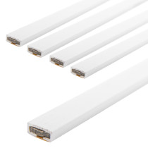 white single door fire seal strips shown as a pack of five pieces on a white background