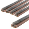 brown single door fire and smoke seal strips shown in a pack on a white background
