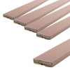 Pack of brown single door fire seal strips showing the length and foam inner edge for sealing