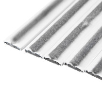 Closeup group of astroflame strip fs fd60 fire smoke 20mm white pieces showing texture and edges