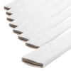 pack of white double fire seal strips shown close up on a white background