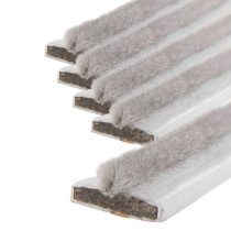 white single fire and smoke seal showing a close-up of the pack with several seals stacked together