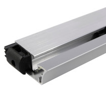 astro dbsm surface mount drop down seal shown at an angled view highlighting its aluminium and black components
