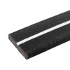 angled close-up of a blue 60 3mm white packer strip showing the texture and white line on the surface