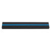 front view of a blue 60 5mm blue packer strip showing its long rectangular shape with a blue line down the centre