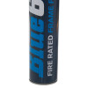 bottom view of the blue 60 fire rated frame foam can showing part of the label and base