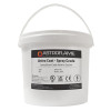 Front view of a white container labelled astro coat for affbatt 5kg spray grade