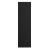 Single strip of astro flexi hinge pad square corners 300 in black with a textured surface