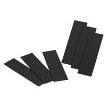 astro flexi hinge pad square corners shown as a pack of six black rectangular pads on a white background