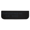 astro flexi hinge pad radius corners 300 single black strip with rounded edges and printed text