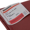 Close up of the label on the astro pillow large showing size 330 x 200 x 45 mm and batch details