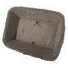 Angled view of a double box cover showing its textured rectangular shape and raised edges